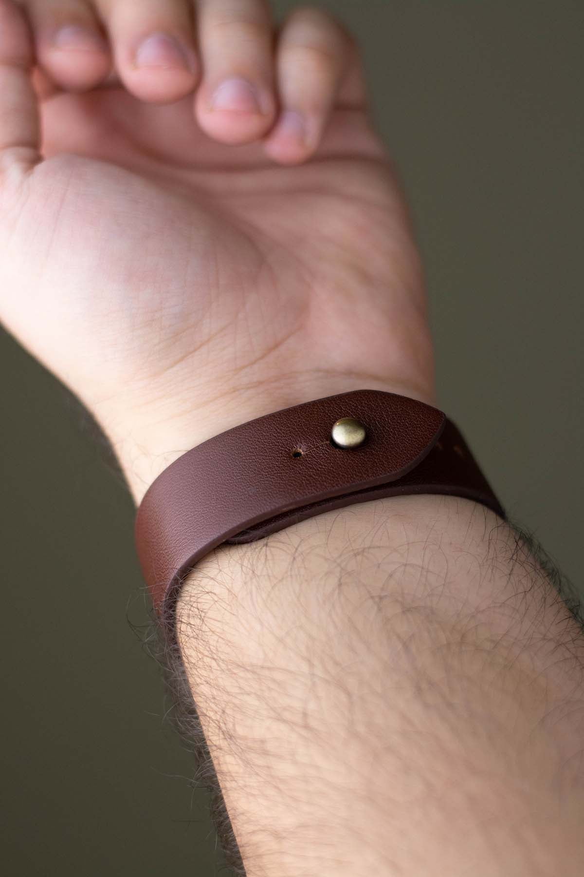 Brown Leather Watch Strap - The Hermoso