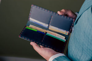 The Volonté – Black Leather Long Wallet