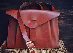 Aristocratic – Handmade Veg Tanned Leather Satchel Bag