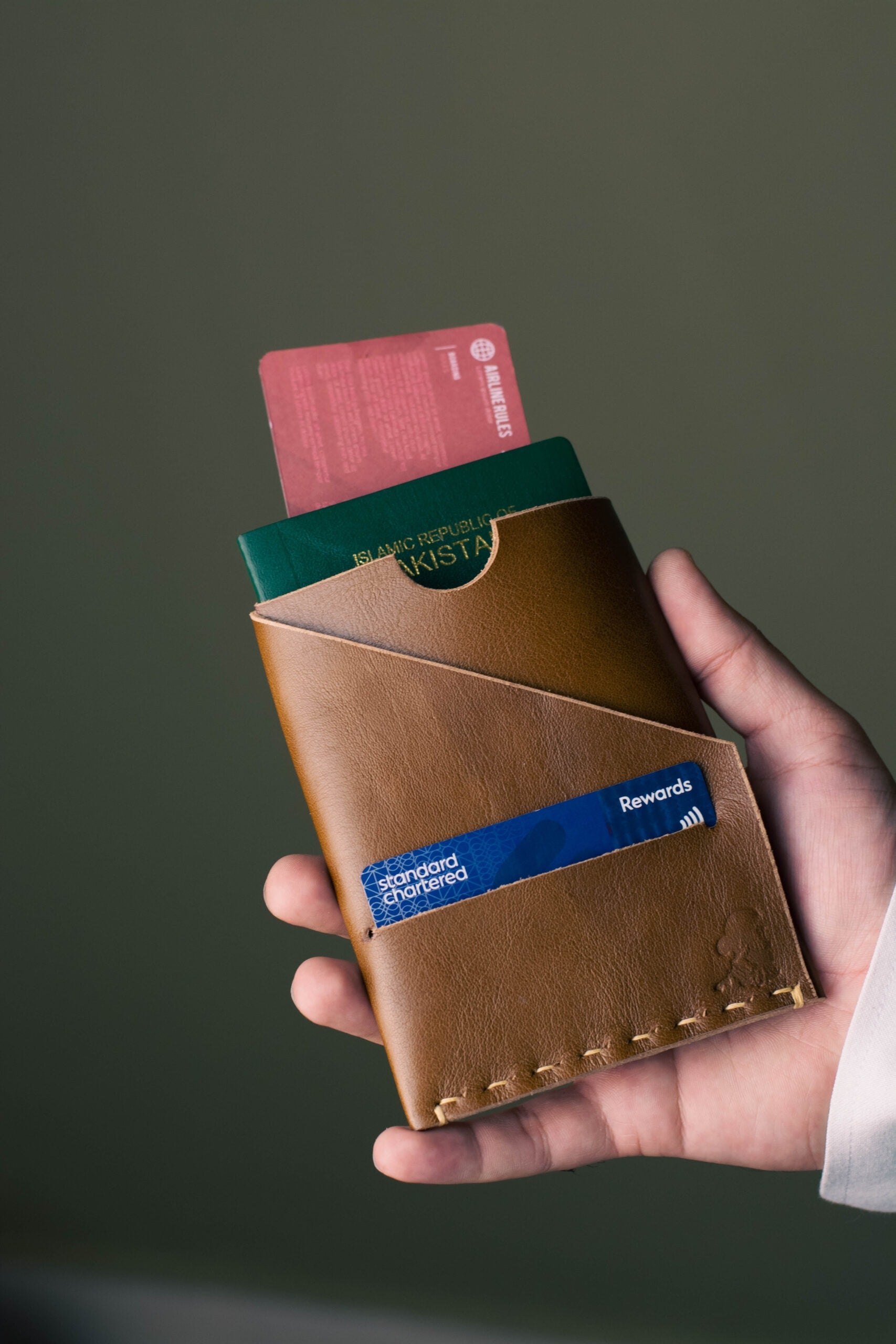 The Voyager – Brown - Passport Wallet