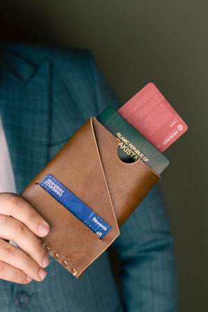 The Voyager – Brown - Passport Wallet