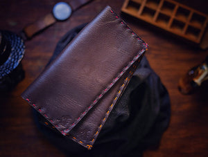 The Volonté – Mocha Brown Leather Long Wallet